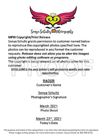 Release form