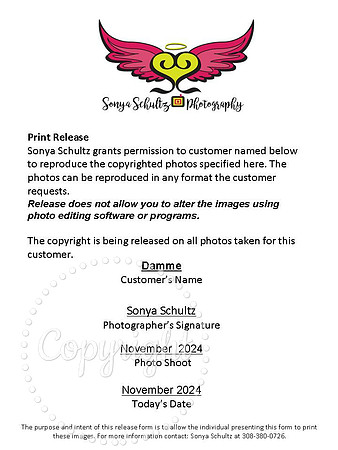 Release form